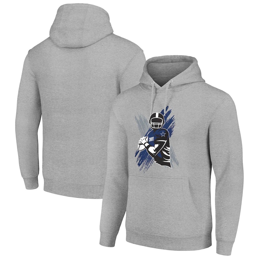 Men dallas cowboys grey NFL 2024 hoodie